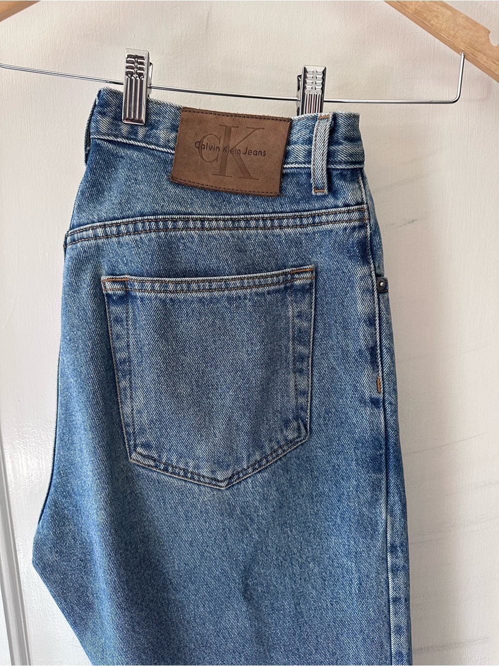 Vintage Calvin Klein High-Rise Light Blue Denim Jeans